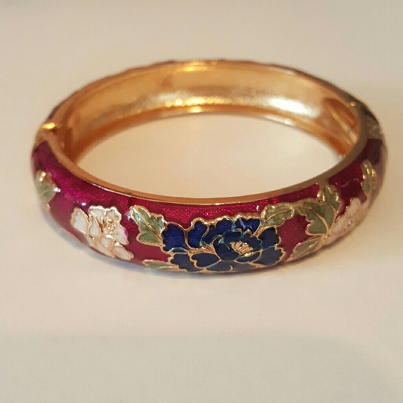 Ross-Simons floral bangle bracelet