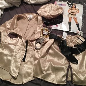 Woman's Halloween cop costume