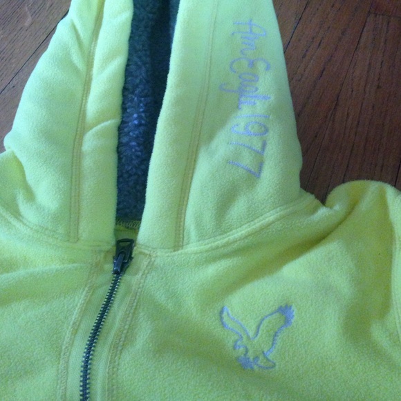 American Eagle yellow hoodie - Picture 2 of 2