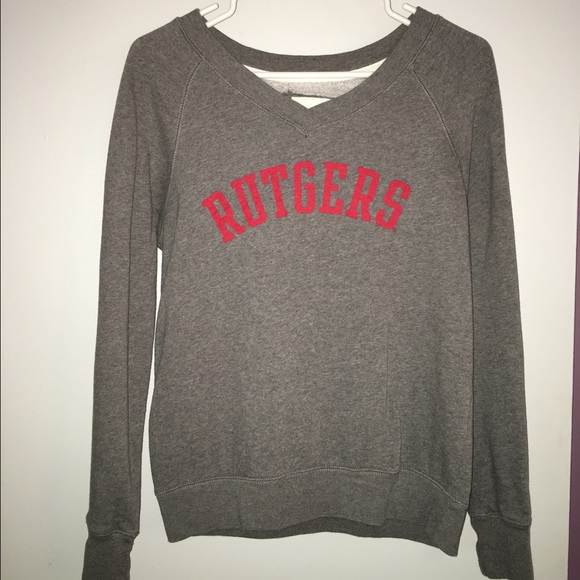 Gray Rutgers sweatshirt