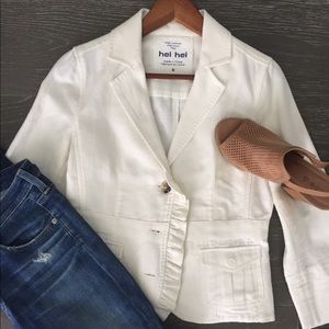 🎉White Anthropologie jacket