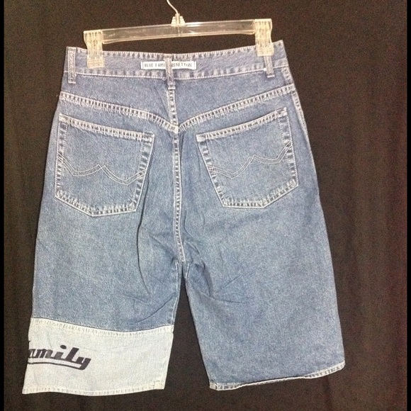 Vntg 80s or 90s high waisted Benetton jean shorts - Picture 2 of 4