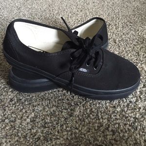 Black vans never worn