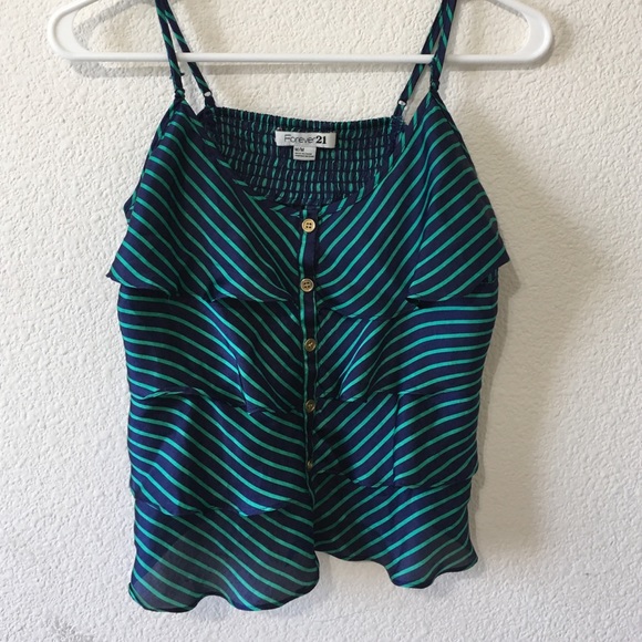 Tiered Stripe Tank