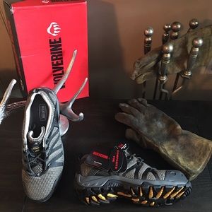 Wolverine Amherst steel toe shoe size 7.5 men's