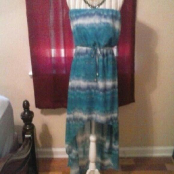 Beautiful high low strapless dress