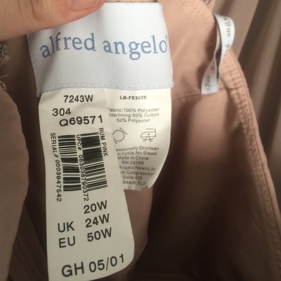 Alfred Angelo One Shoulder Dress - Picture 3 of 4