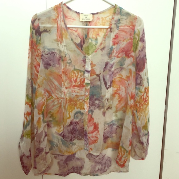 Pins and Needles floral blouse