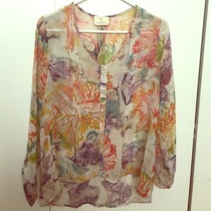 Pins and Needles floral blouse