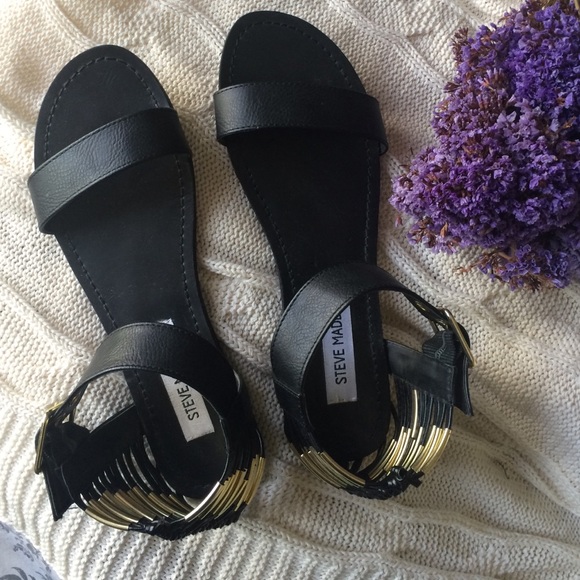 Steve Madden Sincere Sandals Black Size 7