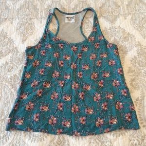 Kirra racerback floral tank