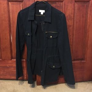 Loft navy anorak jacket