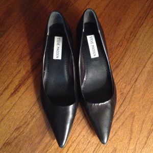 Steve Madden Sybel Black Kitten Heels