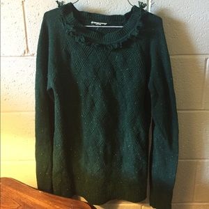 Modcloth emerald green holiday sweater