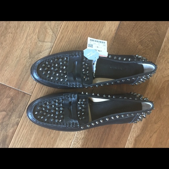 Zara studded loafers NWT