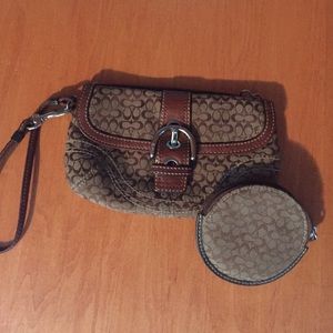 Coach wristlet