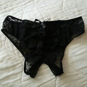 Crotchless panties