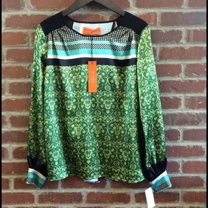 Clover Canyon Silk Printed Top Clover Canyon Silk Printed Top