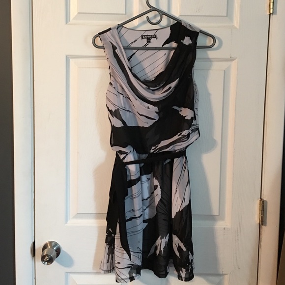 Express cowl neck dress