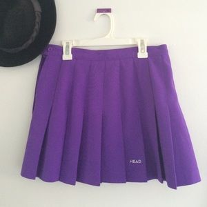 Purple Cheer/Skater Mini Skirt