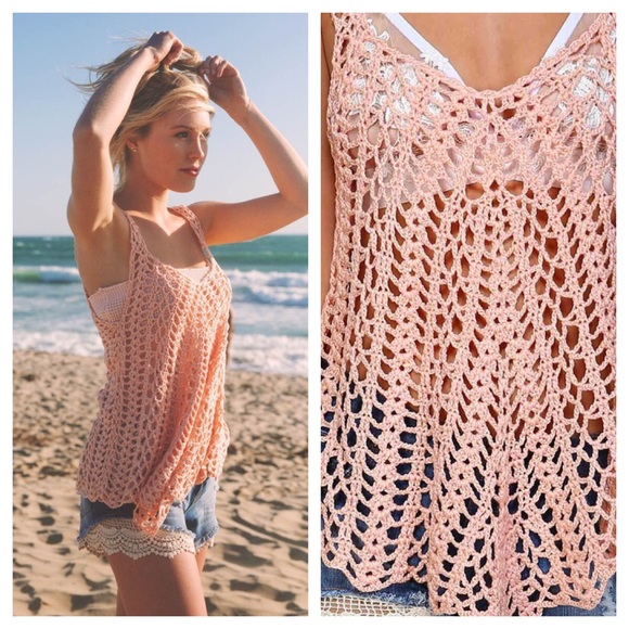 ✨LAST ONE✨Crochet Knit Tank Top - Picture 2 of 3