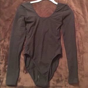 Black Long sleeve Body Suit