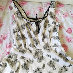 Floral Insect Print Dress