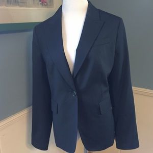 ⚡️SALE⚡️Talbots Navy Pinstripe SingleButton Blazer