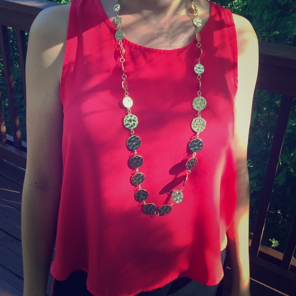 Long Gold Necklace
