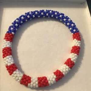 American Flag Lily and Laura Bracelet