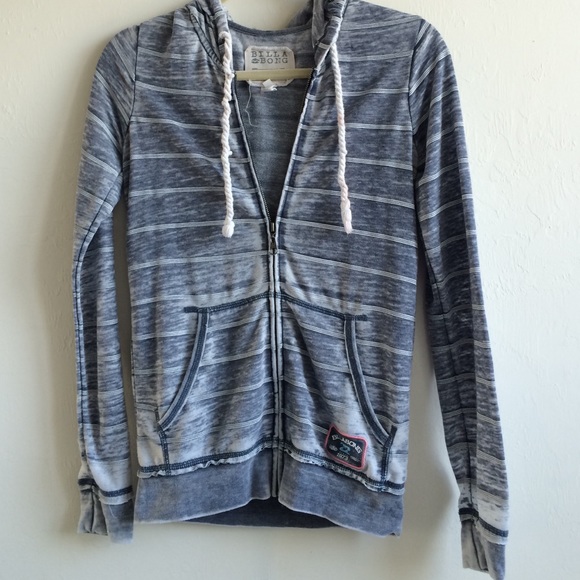 Black and gray zip up hoodie