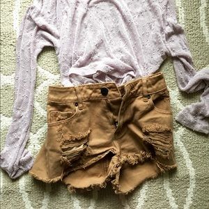 PD! Bullhead Denim high waisted Pac Sun shorts