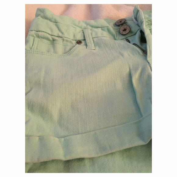 🍀Mint Green High Wasted Shorts🍀