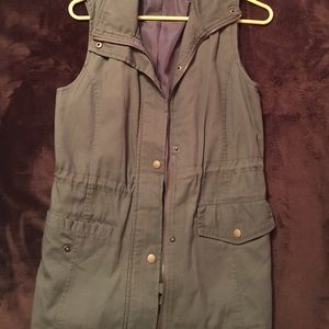 Olive Green Vest