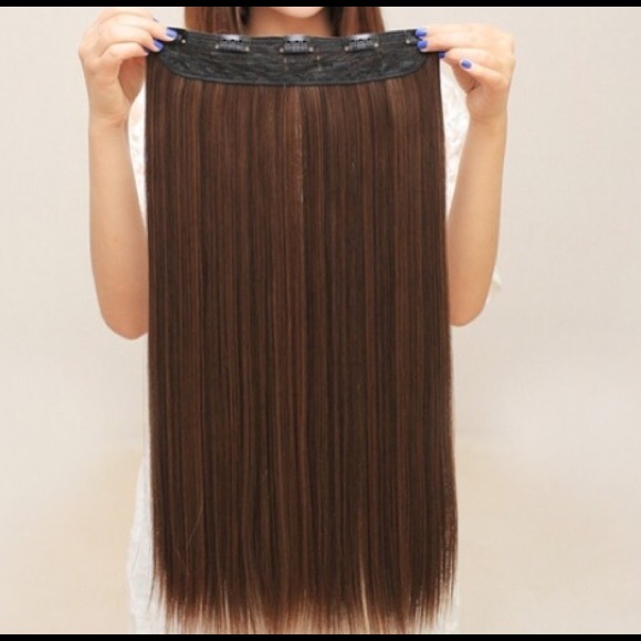 23 inch hair extensions dark brown