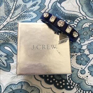 J Crew blue studded diamond bracelet with tags!
