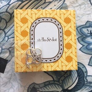 Stella and Dot "C" initial necklace charm