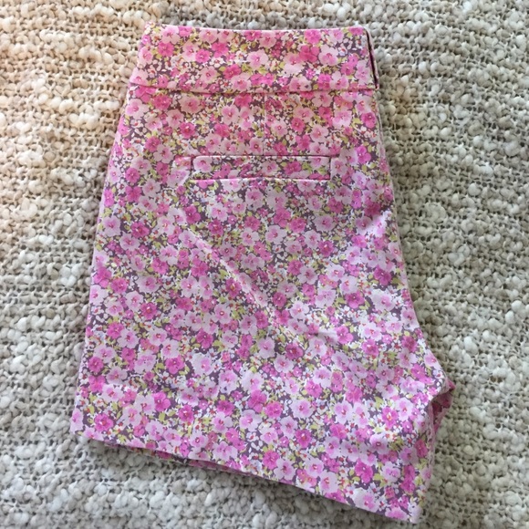 J. Crew chino floral shorts