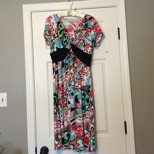Multi print dress