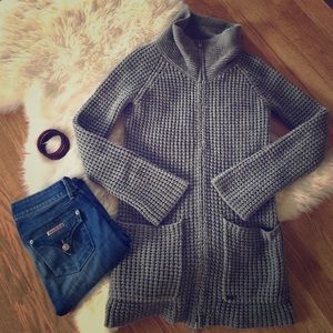 TNA by Aritzia Chunky Gray Sweater