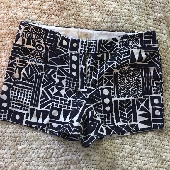 J. Crew Chino patterned shorts