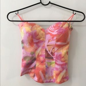 Floral corset