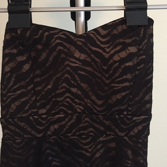 Forever 21 black lace mini dress
