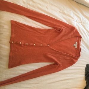 Orange Banana Republic Cardigan