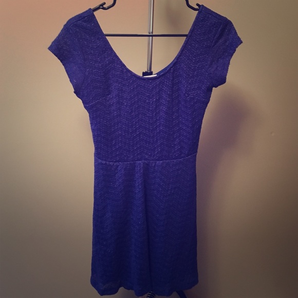 Royal Blue Skater Dress