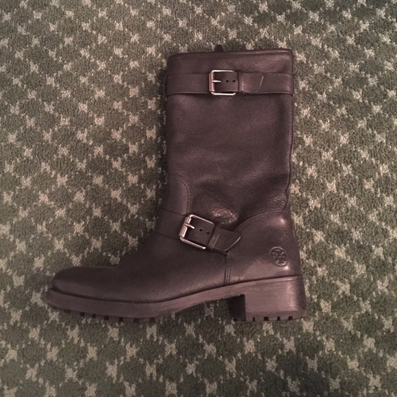 Tory Burch Black Mid calf Boots size 9.5