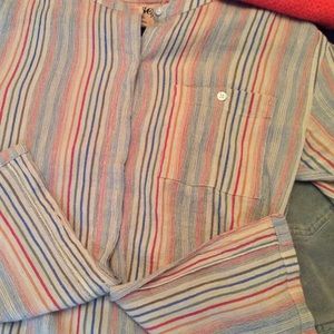 Gorgeous Indian Cotton Striped Shirt by Ana Seff Gorgeous Indian Cotton Striped Shirt by Ana Seff