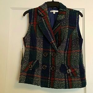 Cabi #908 Plaid Vest