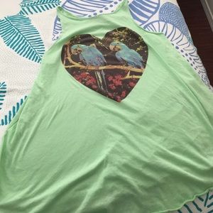 Cute parrot top/coverup!