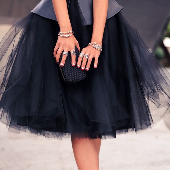 Black Tulle Skirt